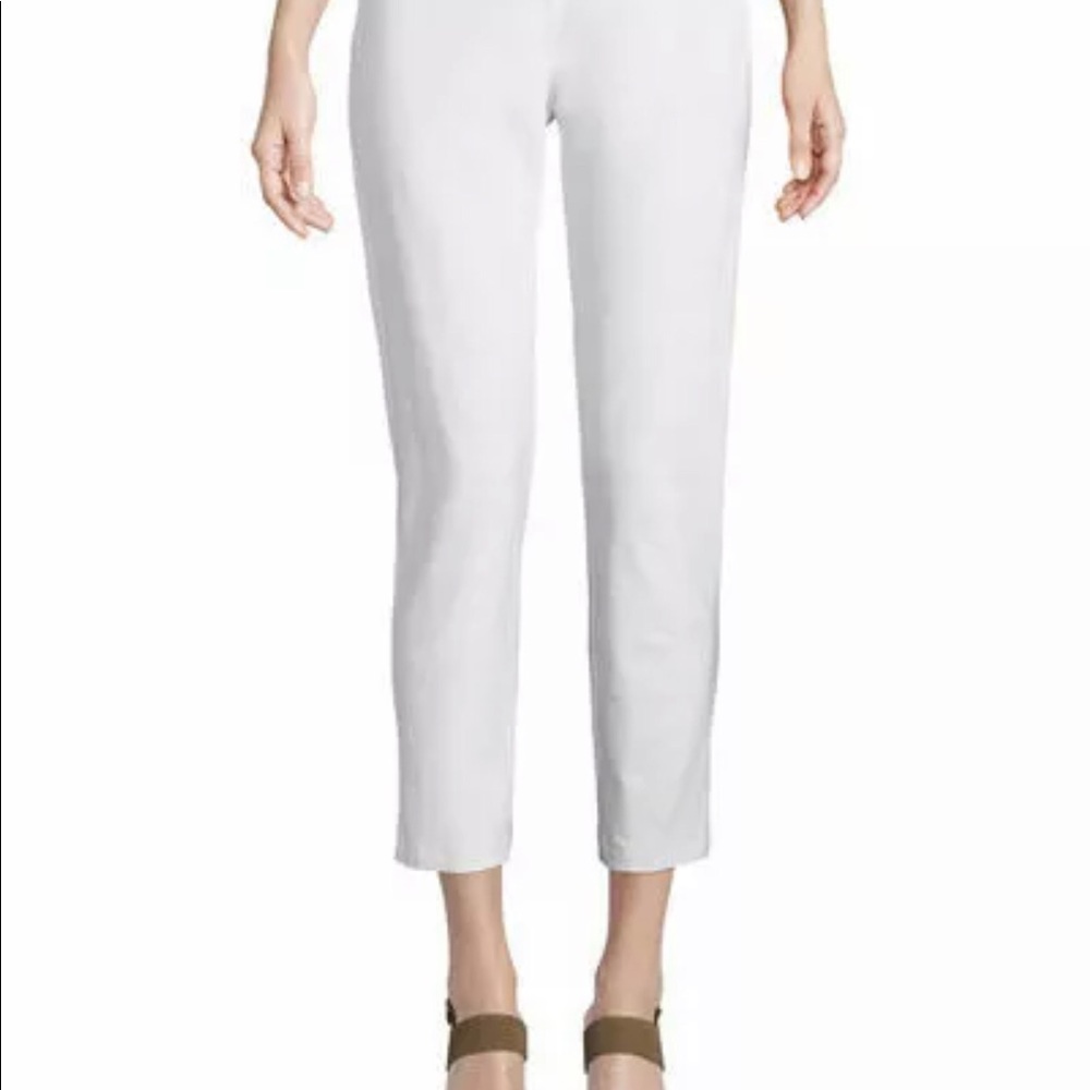 Eileen Fisher Crepe Viscose Crop Pants M